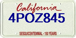 4POZ845 California