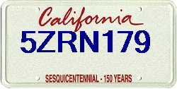 5ZRN179 California