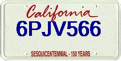 6PJV566 California