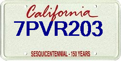 7PVR203 California