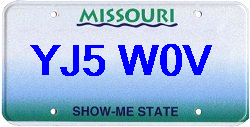 YJ5-W0V Missouri