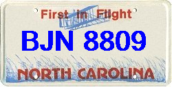 bjn-8809 North Carolina