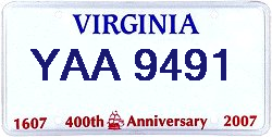 YAA-9491 Virginia