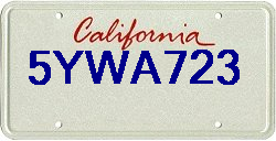 5ywa723 California